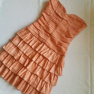 80s Style Party Dress - Coral